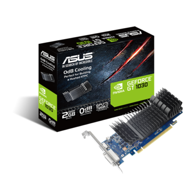 ASUS GEFORCE GT1030 2GB GDDR5 LOW PROFILE GRAPHICS CARD