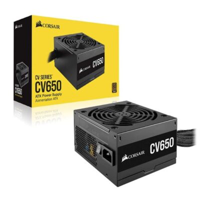 CORSAIR CV650 - 650 WATT 80 PLUS BRONZE CERTIFIED POWER SUPPLY