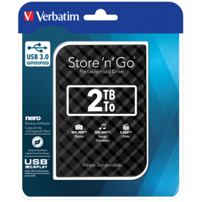 VERBATIM 2TB HDD 3.0