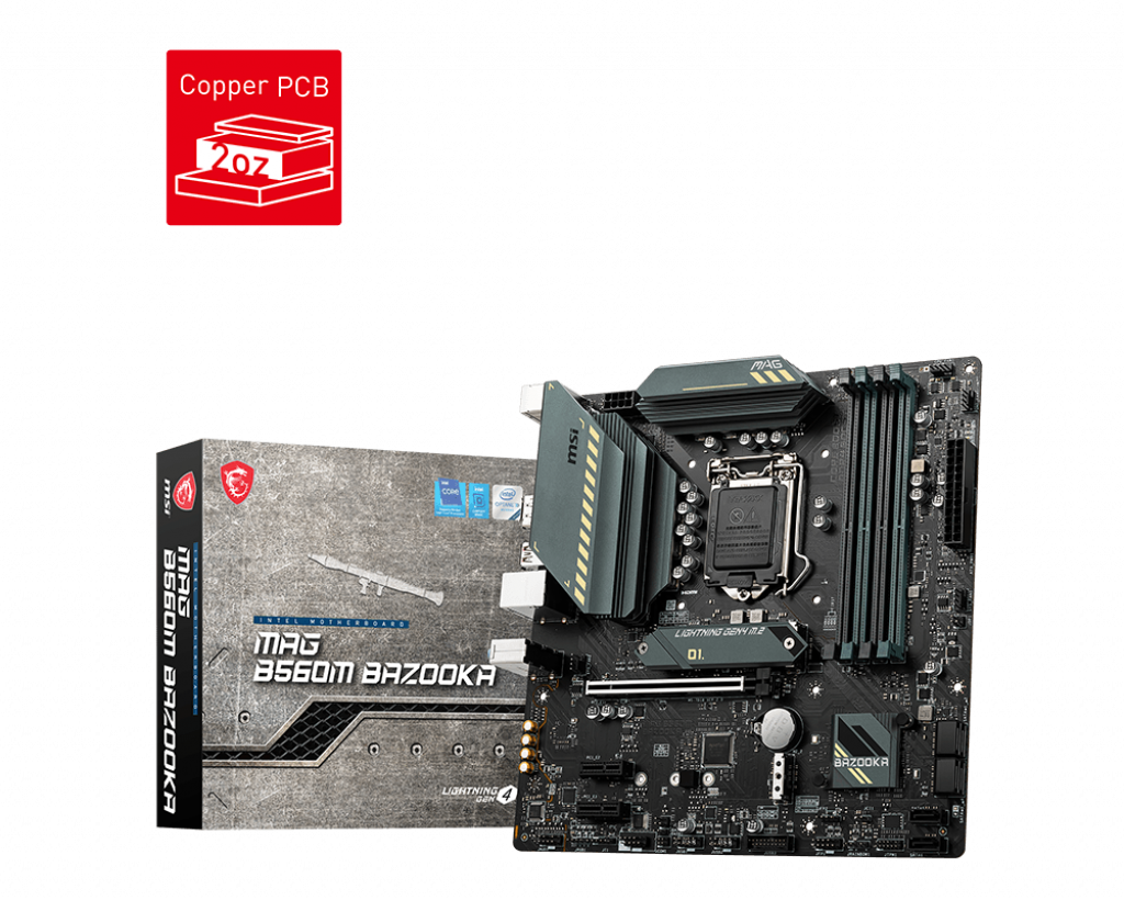 MSI MAG B560M BAZOOKA 11TH GEN MOTHERBOARD
